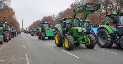 Zakończył się protest rolników przed przejściem w Hrebennem