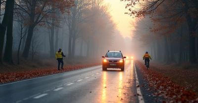 Jak zachować bezpieczeństwo na drogach jesienią